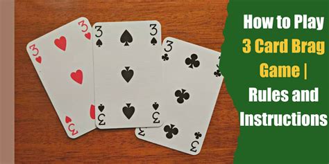 Jogue 3 Card Brag online